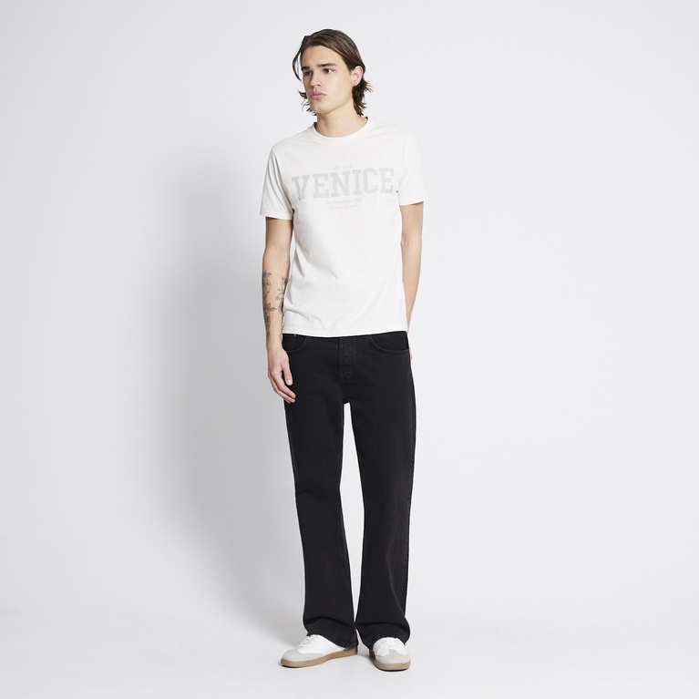 Printed tee "Bill" Ivory 2